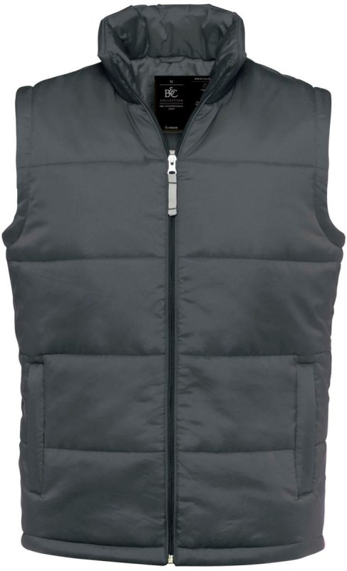 B&C Bodywarmer /men Pánská vesta 01.0930 dark grey