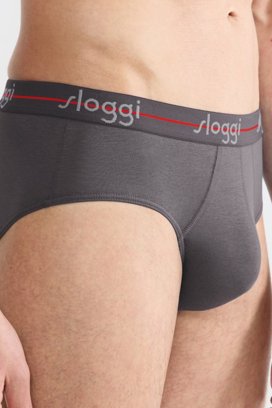 SLOGGI MEN START MIDI 2PACK 0034 SLIPY - Pánské oblečení spodní prádlo slipy