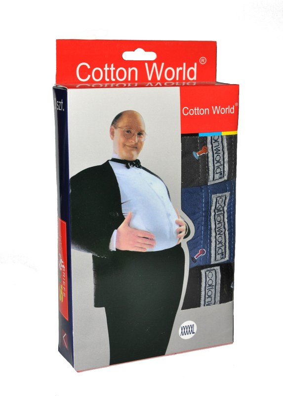 Pánské slipy Cotton World A´3 4XL-6XL