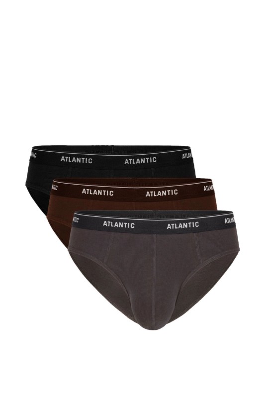 Pánské slipy 3 pack 157/1 mix - Atlantic - Pánské oblečení spodní prádlo slipy