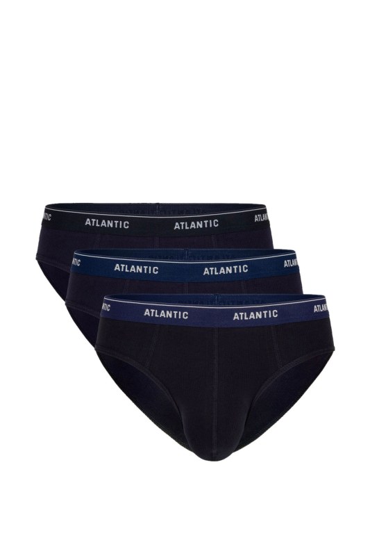 Pánské slipy 3 pack 157 mix - Atlantic - Pánské oblečení spodní prádlo slipy