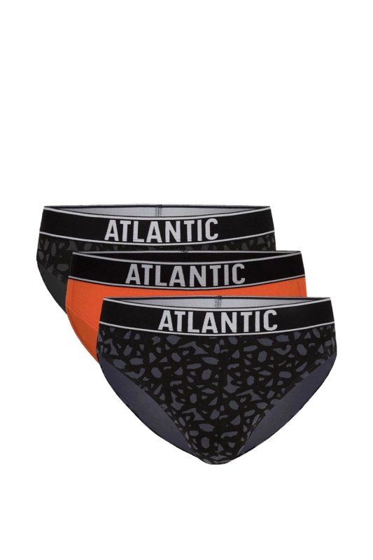 Pánské slipy 3 pack 151 mix - Atlantic - Pánské oblečení spodní prádlo slipy