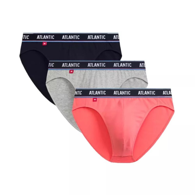 Pánské slipy 3 pack 200 mix - Atlantic - Pánské oblečení spodní prádlo slipy