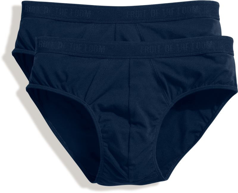 Fruit of the Loom Classic Sport 2-Pack Pánské sportovní slipy, balení po 2 ks 16.7018 underwear navy/underwear navy - Pánské oblečení spodní prádlo slipy