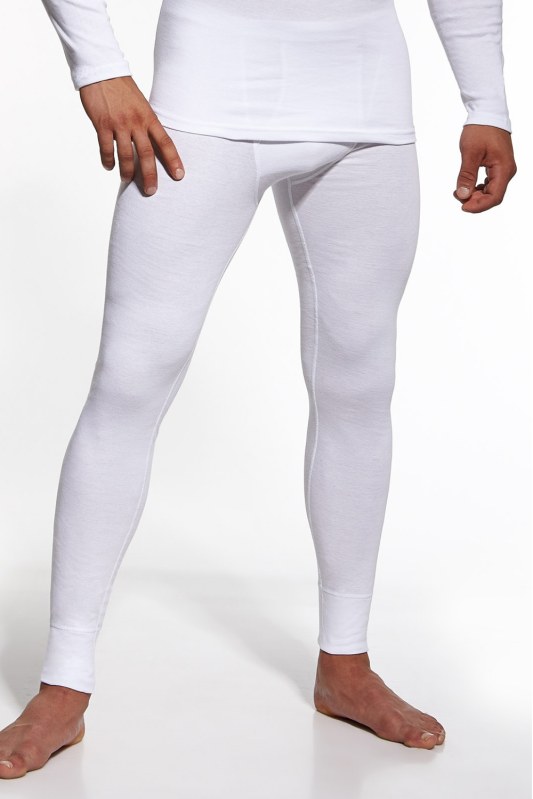 Pánské podvlékací kalhoty Authentic white - CORNETTE - Pánské oblečení spodní prádlo spodky