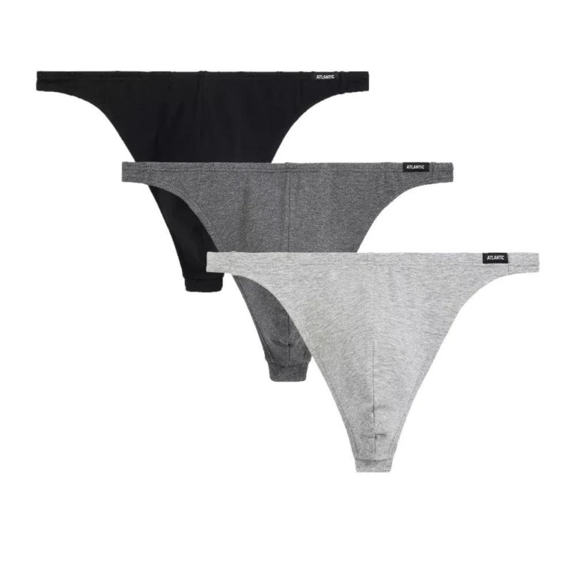 Pánská tanga 3 pack 253 - Atlantic - Pánské oblečení spodní prádlo tanga