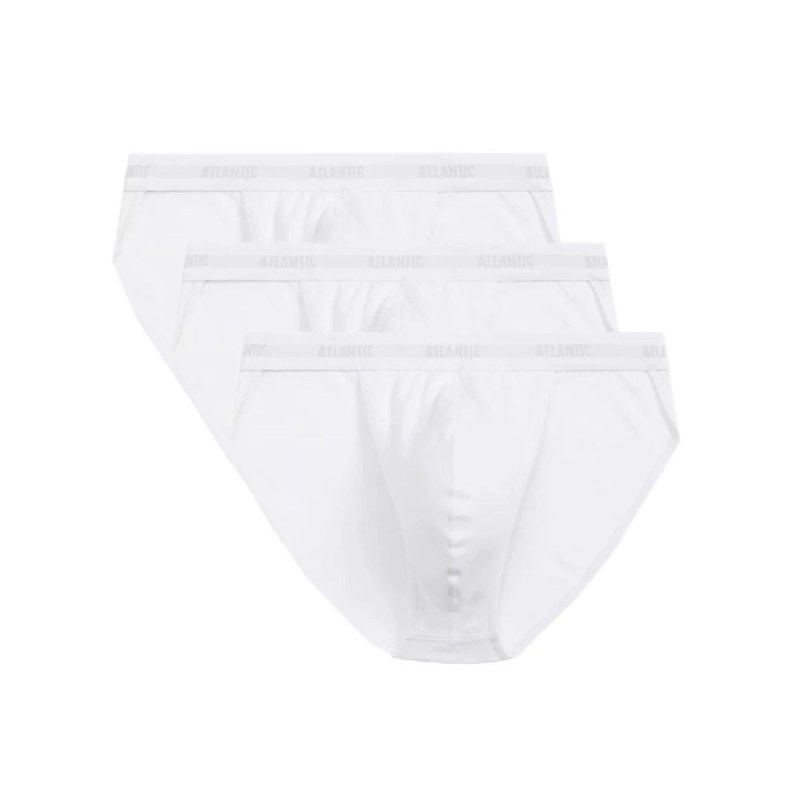 Pánská tanga 3 pack 1582 white - Atlantic - Pánské oblečení spodní prádlo tanga