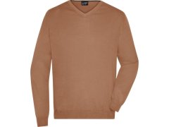 Daiber JN 659 Pánský svetr s výstřihem do V 02.0659 camel