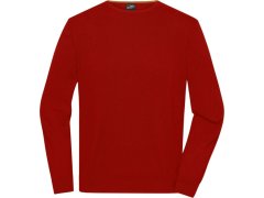 Daiber JN 1314 Pánský svetr s&nbsp;kulatým výstřihem 02.1314 red