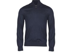 Tee Jays TJ 6010 Pánský svetr s&nbsp;1/4 zipem 18.6010 navy