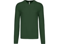 Kariban K 965 Pánský svetr s výstřihem do V 20.K965 forest green