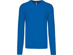 Kariban K 965 Pánský svetr s výstřihem do V 20.K965 light royal blue