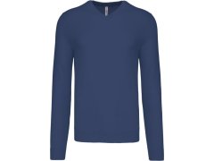 Kariban K 965 Pánský svetr s výstřihem do V 20.K965 deep blue
