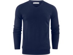 James Harvest Ashland V-Neck Pánský svetr s&nbsp;výstřihem do V 62.2507 navy