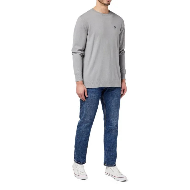 Pánský svetr UM0UM02629 tr šedý - Tommy Hilfiger