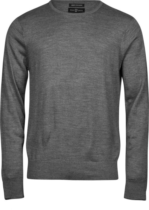 Tee Jays TJ 6000 Pánský svetr 18.6000 grey melange