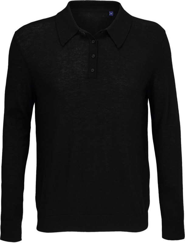NEOBLU Stefan Pánský polo svetr 24.3986 deep black - Pánské oblečení svetry