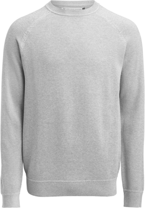 James Harvest Ashland Casual Sweater Pánský pletený svetr "Casual" 62.2516 grey melange - Pánské oblečení svetry