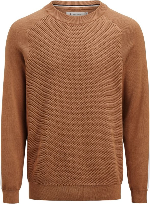 James Harvest Scarsdale Sweater Men Pánský svetr 62.2517 hazel - Pánské oblečení svetry