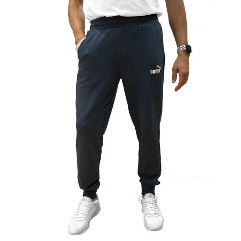 Pánské tepláky Ess Logo M 679629 16 tmavě šedé - Puma Pánské tepláky Ess Logo M 679629 16 tmavě šedé - Puma - tepláky