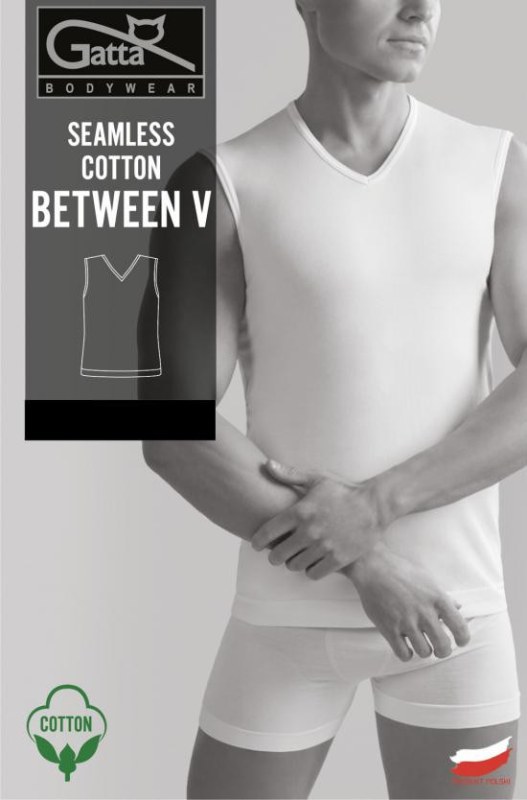 Pánské tílko Between V Seamless Cotton 2411S - Gatta - Pánské oblečení tílka