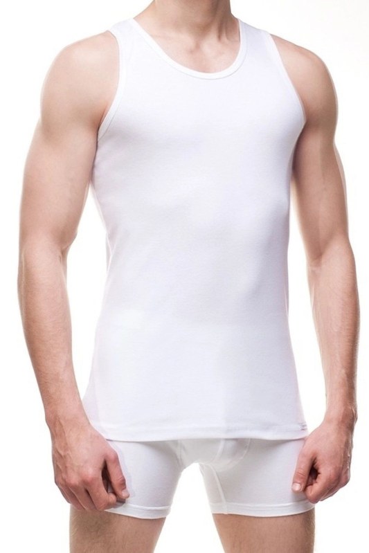 Pánský nátělník 213 Authentic white - CORNETTE - Pánské oblečení tílka