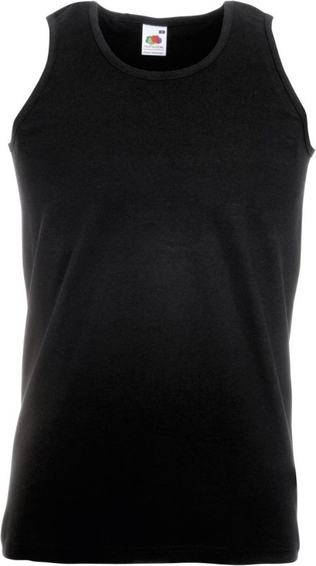 Fruit of the Loom Athletic Vest Pánské tílko 16.1098 black