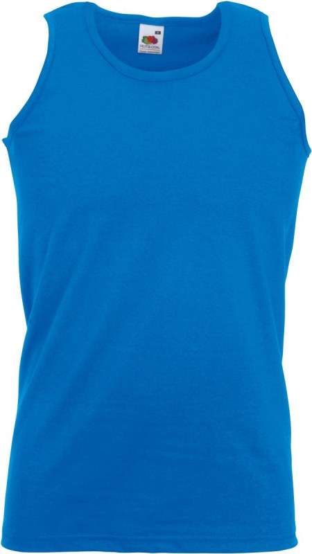 Fruit of the Loom Athletic Vest Pánské tílko 16.1098 royal blue - Pánské oblečení tílka