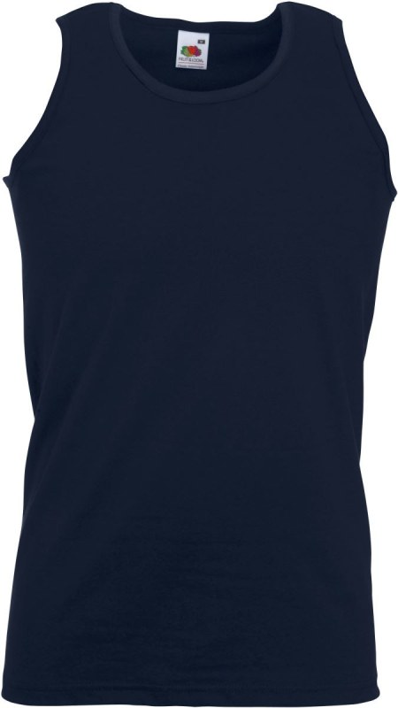 Fruit of the Loom Athletic Vest Pánské tílko 16.1098 deep navy