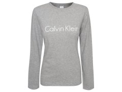 Pánské tričko s dlouhým rukávem NM2171E - P7A - Šedá - Calvin Klein