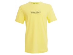 Pánské triko s krátkým rukávem NM2268E ZJB žlutá - Calvin Klein