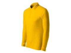 Pánské tričko Pique Polo LS (žluté)