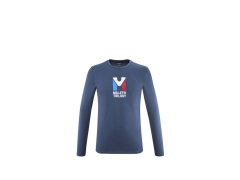 MILLET M Chamonix Tri Ts Ls – pánské tričko v&nbsp;tmavě modré barvě