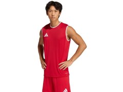 Pánské tričko adidas Entrada 26 Sleeveless Jersey červené KB3932 pánské