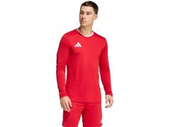 Pánské tričko adidas Entrada 26 s dlouhým rukávem červené KF5847 pánské
