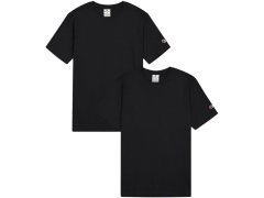 Pánské tričko Champion s krátkým rukávem 2-pack black 220267 KK001 pánské