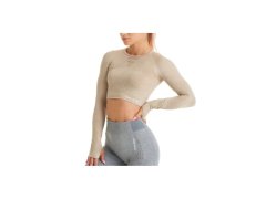 GymHero Longsleeve LONG-SAND Béžové M/L