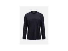 Pánské tričko PEAK PERFORMANCE M Trail Wool Blend LS, černé
