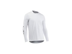Cyklistické tričko NORTHWAVE Bomb Hello Goodbye Jersey s dlouhým rukávem, bílé