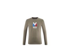 Tričko MILLET M CHAMONIX TRI TS LS hnědé pánské