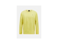 Pánské tričko PEAK PERFORMANCE M Trail Longsleeve, žlutá barva