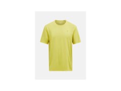 Pánské tričko PEAK PERFORMANCE M Wool-Blend Shortsleeve, žlutá barva