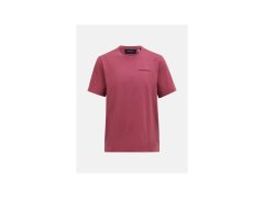 Pánské tričko PEAK PERFORMANCE M Original Small Logo Tee, červené