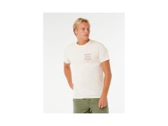 Pánské tričko RIP CURL Vaporcool Search 3 Stacks Tee, bílé