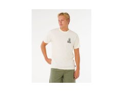 Pánské tričko RIP CURL Vaporcool Search Stack Tee, bílé