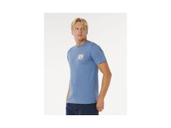 Pánské tričko RIP CURL Pacific Rinse Sunrise Tee, modré