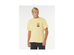 Pánské tričko RIP CURL Search Dawn Tee, žluté