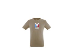 Pánské tričko MILLET Chamonix Tri Ts Ss M, béžové