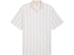 Pánské tričko Puma Class Relaxed Pinnacle Polo, bílo-béžové, 692069 02