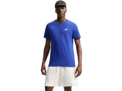 Pánské tričko Nike Club Tee, modré, AR4997, velikost 417